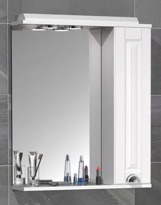 Produktbild von VCM Badschrank zeitlos | Maße ca. H. 71 x B. 60 x T. 14 cm | ausreichend Stauraum | Spiegelschrank im Landhausstil - Casalo L