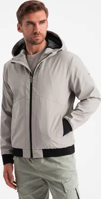 Produktbild von Ombre Clothing Übergangsjacke für Männer Jagne grau L