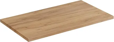 Image de Plan vasque NALYA 61 cm – Chêne clair – Plateau supérieur pour meuble suspendu