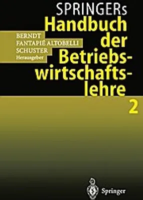 Obrázok produktu pre Springers Handbuch der Betriebswirtschaftslehre 2