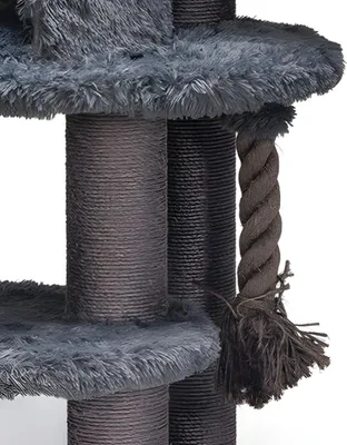 Produktbild von Beeztees Spielseil schwarz für Kratzbaum Kaleo grau