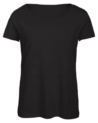 Image de T-shirt Favourite Triblend pour femmes B&C, Coton FK141 (XS) (noir)