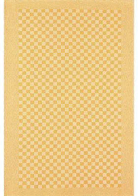 Produktbild von Baumwoll Grubenhandtuch, Geschirrtuch, Kochvorstecker, KRACHT, gelb, ca.46x70