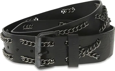 Produktbild von Diesel B-FLOWW Belt Gürtel Herren Echtleder Schwarz
