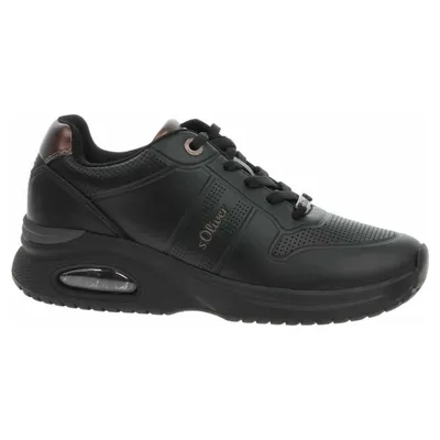 Produktbild von s.Oliver Damen Sneaker Luftpolster Sohle Wechselfußbett 5-23659-42, Größe:37 EU, Farbe:Schwarz