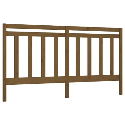 Produktbild von vidaXL Bett-Kopfteil Honigbraun 206x4x100 cm Massivholz Kiefer