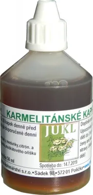 Immagine prodotto di Gocce di carmelitano, tintura Jukl 50 ml