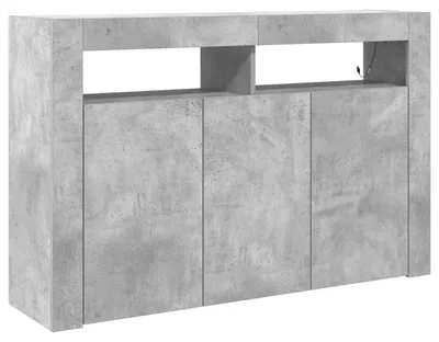 Produktbild von Sideboard Beton Grau 116 x 30 x 75 cm Holzwerkstoff
