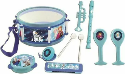 Produktbild von Lexibook Gefrorenes Plastikspielzeug Musikinstrumenten-Set 7 Teile