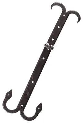 Produktbild von Mittelalterliches Scharnier, Truhenband aus Stahl, handgeschmiedet