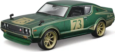 Obrázok produktu pre Maisto - 1973 Nissan Skyline 2000GT-R (KPGC 110) zelený Tokyo Mods 1:24
