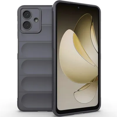 Produktbild von Handyhülle für Samsung Galaxy A07 5G/4G Weich TPU Silikon Stossfest Anti-rutsch Hülle Dunkelgrau