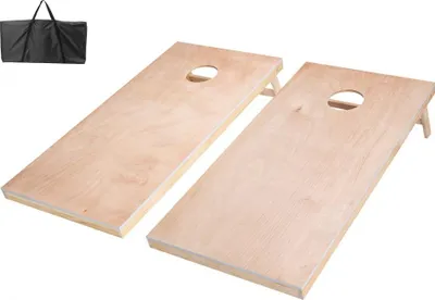 Produktbild von Cornhole Set Tragbares Spielbrett aus Holz - Mit Tragetasche 1255x600mm - Freizeitspiel im Outdoorbereich