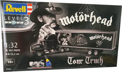 Zdjęcie produktu dla Revell Tour Truck "Motörhead", Model ciężarówki / ciągnika, Zestaw montażowy, 1:32, Tour Truck "Motörhead", Każda płeć, Plastik