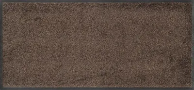 Obrázek produktu pro Unyqoos® Omyvatelná hnědá rohožka pro vnitřní i venkovní použití, protiskluzová, hnědá, 35 × 75 cm