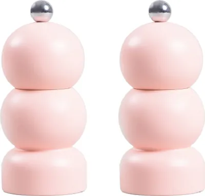 Produktbild von HOMLA 2er-Set SPICE BUBBLE Mühle rosa 12 cm