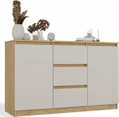 Produktbild von Malwa Kommode 2D3S ARTISAN EICHE CASHMERE BEIGE