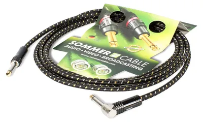 Produktbild von Instrumentenkabel SC-Classique, 1  x  0,50 mm² | Klinke / Klinke 90°, HICON | 3,00m | weiß