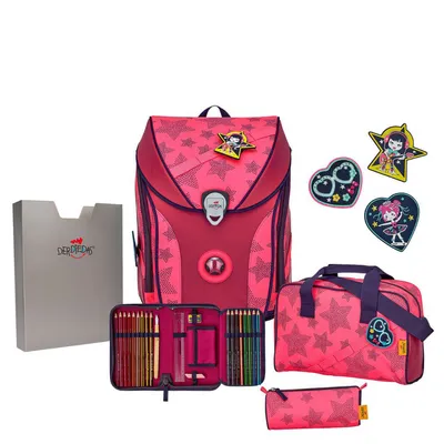 Produktbild von DerDieDas ErgoFlex MAX Exklusiv SUPERFLASH Neon Star Schulra