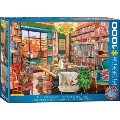 Obrázek produktu pro Eurographics puzzle Stará knihovna, Smart Cut, 1000 dílků, 68 x 48 cm, 6000-5888