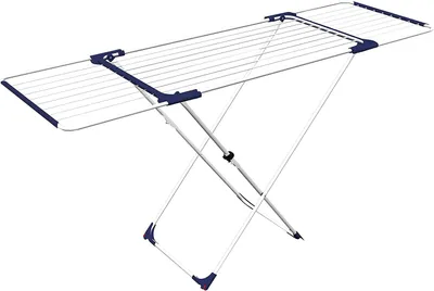Immagine prodotto di stendibiancheria a cavalletto estensibile 'aliante' 110 cm - 186x61x94h