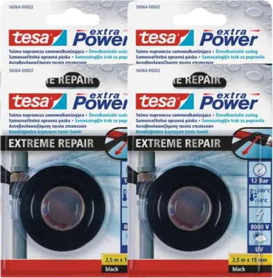 Image de Ruban de réparation autocollant TESA, auto-vulcanisant, 2,5 m x 19 mm x 4