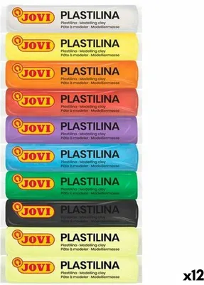 Obrázok produktu pre Modelovacia hlina Jovi farebná 10 kusov 12 kusov