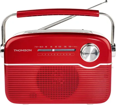 Produktbild von Thomson Rts450btr Tragbares Radio Rot One Size / EU Plug 220V Rot One Size