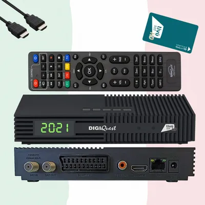 Produktbild von Digiquest TIVùSAT TI9, Satellit, Full HD, DVB-S2, 1920 x 1080 Pixel, 1080p, HEVC
