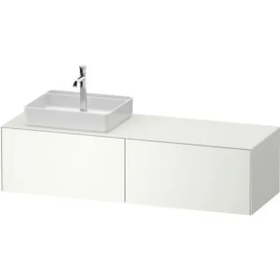 Produktbild von DURAVIT WT4864L36360000 Konsolen-WTU wandh. White Tulip 550x1