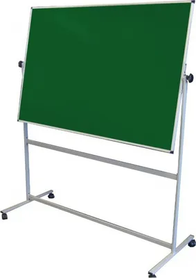 Produktbild von Dreh- und Wendetafel, mobil und höhenverstellbar, Stahlemaille grün 150 x 120 cm