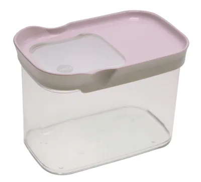Zdjęcie produktu dla EMSA Optima, Pudełko, Prostokątny, 1 l, Przezroczysty, Biały, Metakrylan metylu styrenu (MS), Termoplastyczny elastomer, 160 mm