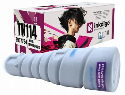 Produktbild von Inkdigo Toner TN114 für Minolta DI152, DI152F, DI1611, DI1611F – Schwarz, 11000 Seiten,, KI-generiertes Bild