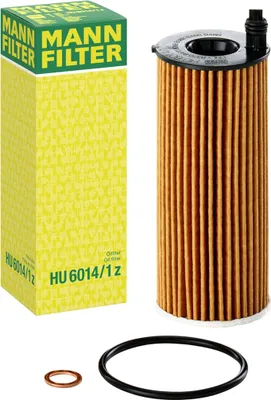Produktbild von Ölfilter MANN-FILTER HU 6014/1 z Filtereinsatz für BMW 5 Touring (F11) 1 Schrägheck (E87) 1 Schrägheck (F20) 3 Touring (F31) 5 Limousine (F10) X3