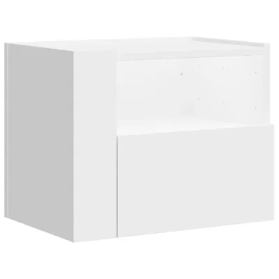 Obrázok produktu pre Nástenný nočný stolík biely 45x30x35 cm