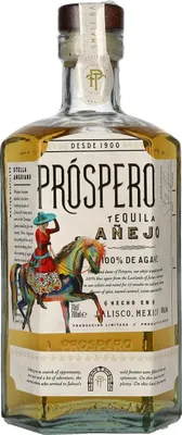 Produktbild von Próspero Tequila Añejo 100% De Agave by Rita Ora 40% Vol. 0,7l