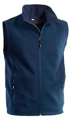 Immagine prodotto di gilet multitasche softshell blu tg. xl