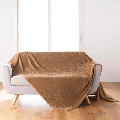 Obrázek produktu pro Přehoz na postel ARYA, 180 x 220 cm, hnědý