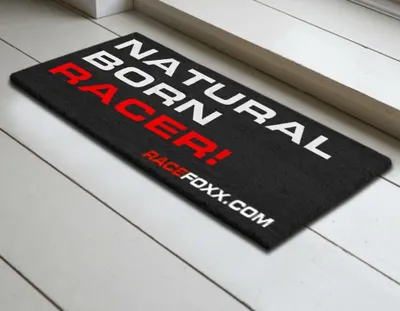 Produktbild von Fußmatte "NATURAL BORN RACER!"