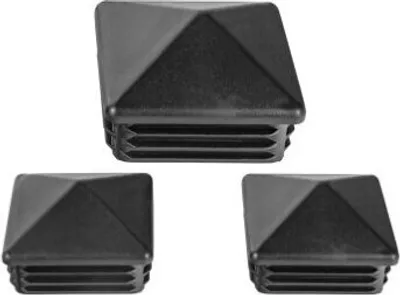 Immagine prodotto di Tappo in acciaio a piramide quadrata 15x15mm, nero