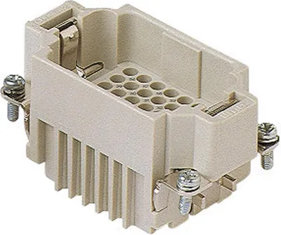 Immagine prodotto di CDDM 42 I.L.M.E. Ilme CDD Inserto a spina (M) Connessione a crimpare, 42 poli + PE 250 V, 10 A - 1 pezzo