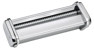 Spaghettiopfsatz aus Edelstahl, 2 mm, 18x7x5 cm, silber