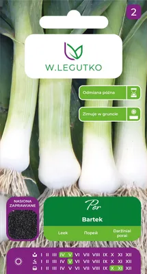 Zdjęcie produktu dla Nasiona pora Bartek 0,80g - W.Legutko
