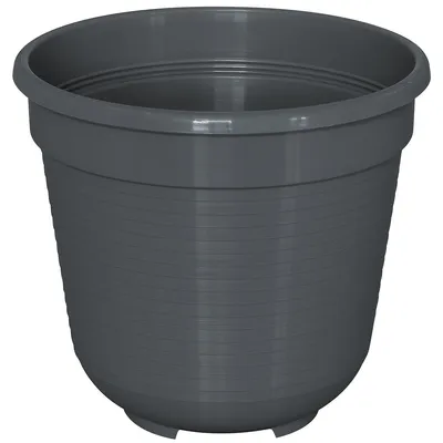 Produktbild von Pflanztopf geli Standard Kunststoff Ø 12 cm H 11 cm anthrazit