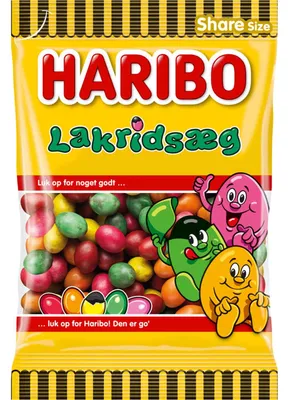 Image de Haribo Bonbons à la réglisse 325 g
