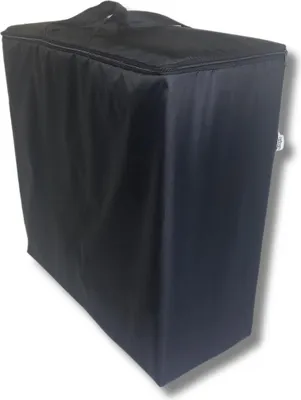 Image de Sac de protection imperméable M1080 pour matelas pliant 198x80x10 cm, noir, housse de voyage solide