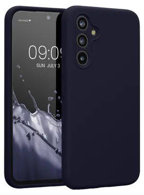Produktbild von kwmobile Hülle kompatibel mit Samsung Galaxy A54 5G - Hülle Silikon gummiert - Handyhülle - Handy Case in Deep Ocean