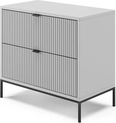 Zdjęcie produktu dla Stolik nocny Vicco Eliza Szary 66 x 60 cm, Model 40425