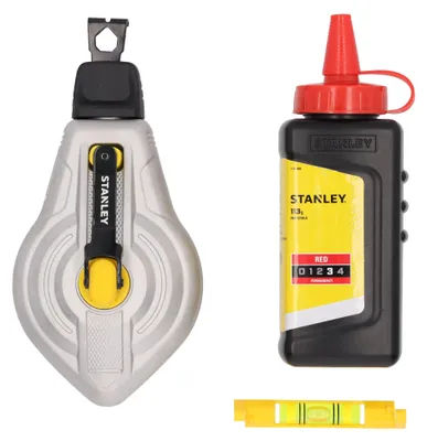 Produktbild von STANLEY Schlagschnur Aluminium Profi, Set STHT47612-0