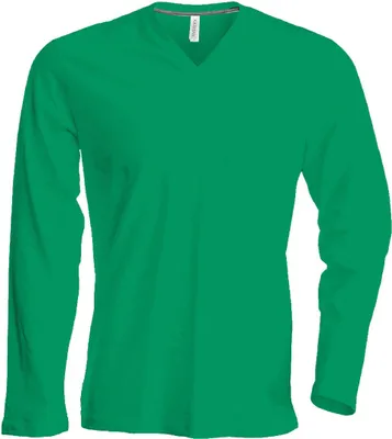Produktbild von Kariban Herren Langarmshirt Longsleeve Longline T-Shirt Sweatshirt, Größe:2XL, Farbe:Kelly Green